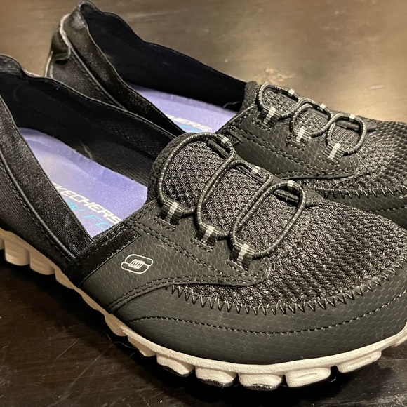 Sketchers Memory Foam Flicker sparkle sport slip on shoes - Picture 8 of 13